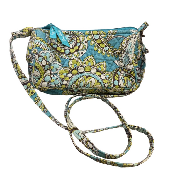 Vera Bradley Handbags - Vera Bradley Peacock Garden Crossbody Teal